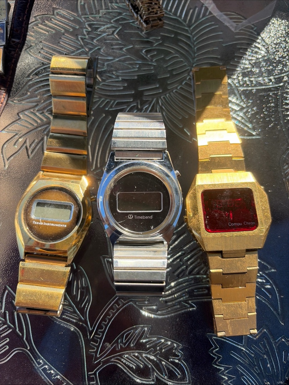 Silver Digital Retro Watch - Silver